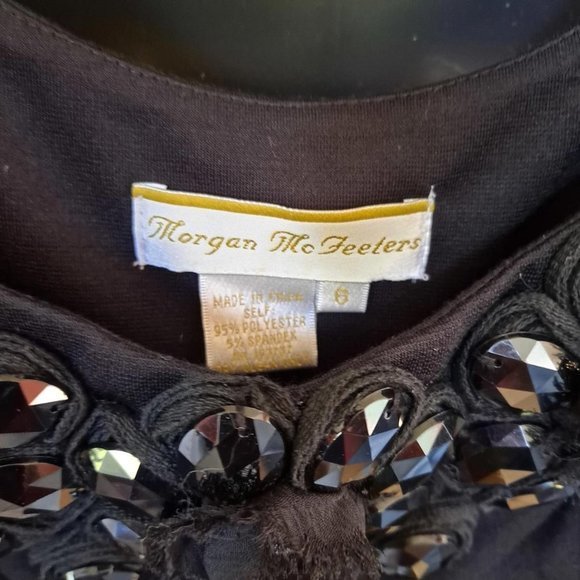 NEW Morgan McFeeters Mini  Dress with Jewel Neck Size‎ 6 - Picture 4 of 7